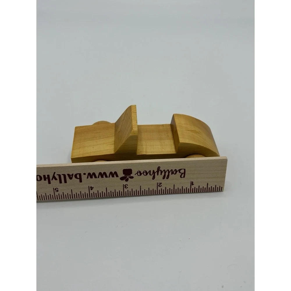 Handmade 2 Seater Model‎ Wooden Car Handcrafted Classical Rolling Toy 4.5